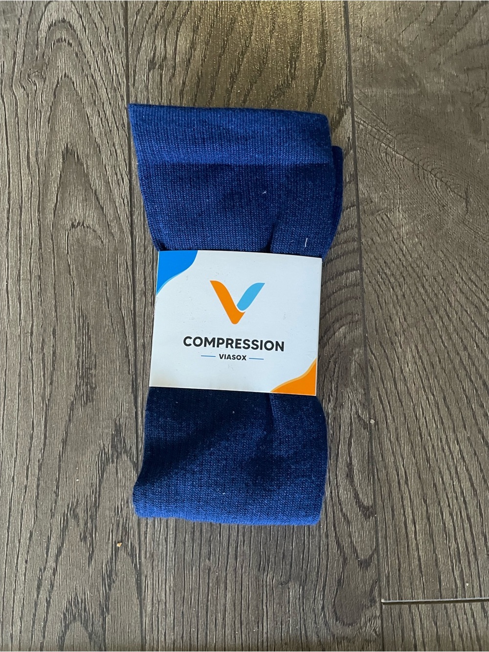 Viasox Compression Men's Athletic Socks — Dark Blue
